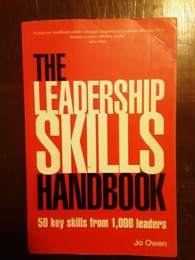 The Leadership Skills Handbook by Jo Owen - Red Cover